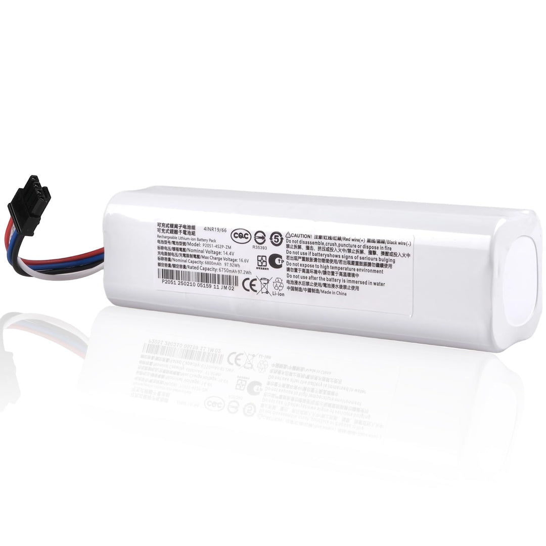 6800 mAh Akku kompatibel mit Dreame D9 D9 Pro D9 Max, D10 D10S D10 Plus, L10 L10S L10 Pro L10 Plus,