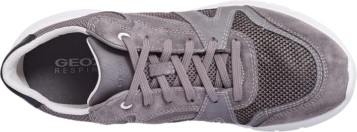 Geox Herren U Monreale B Sneakers 42 EU Grau, 42 EU Grau