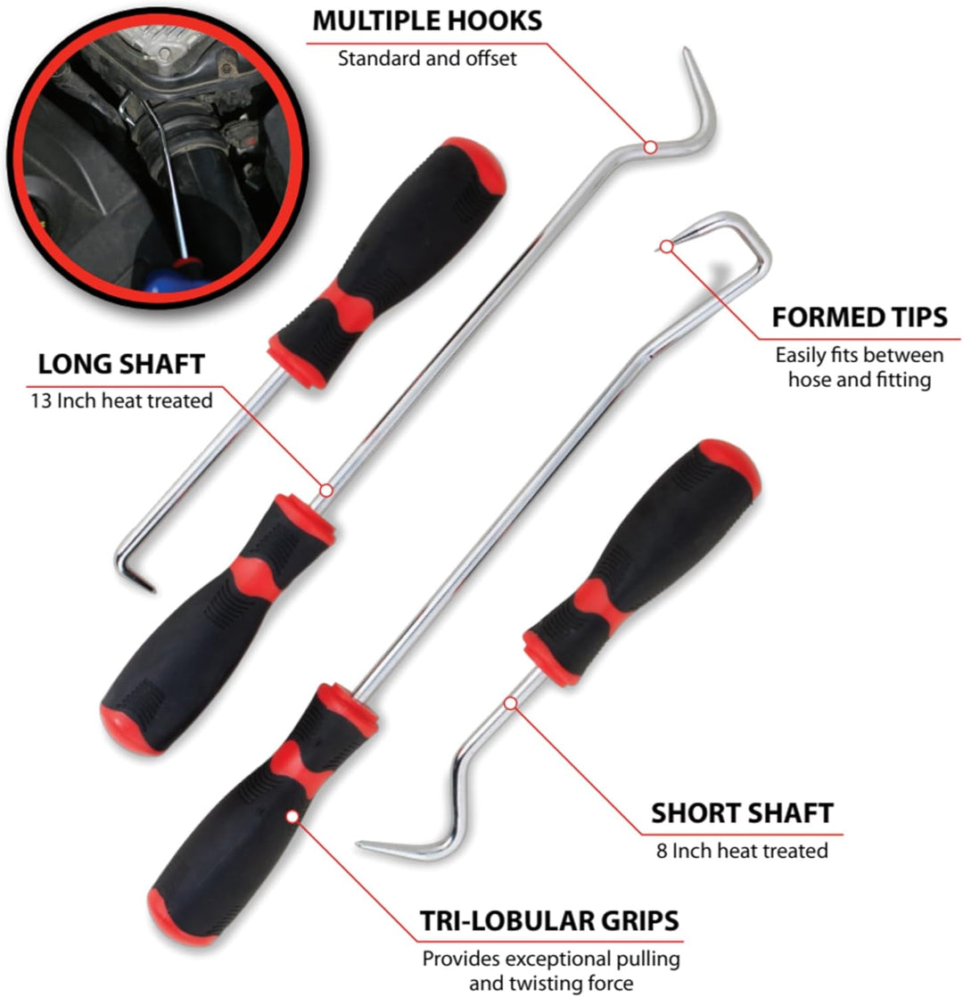 Performance Tool W943 – 33 cm langer und kurzer Schaft Schlauchentfernungswerkzeug mit Tri-Lobular-G