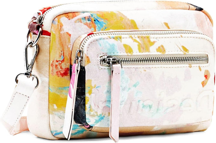 Desigual Women's Bag_MANCHAS_Cambridge Mini 1001 RAW, White