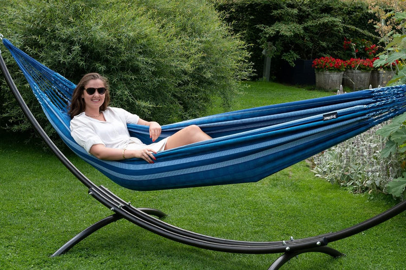 Tropilex Südamerikanische Hängematte Doppel | Handgefertigt | Fairtrade | 7 Stile & 9 Farben zur Aus