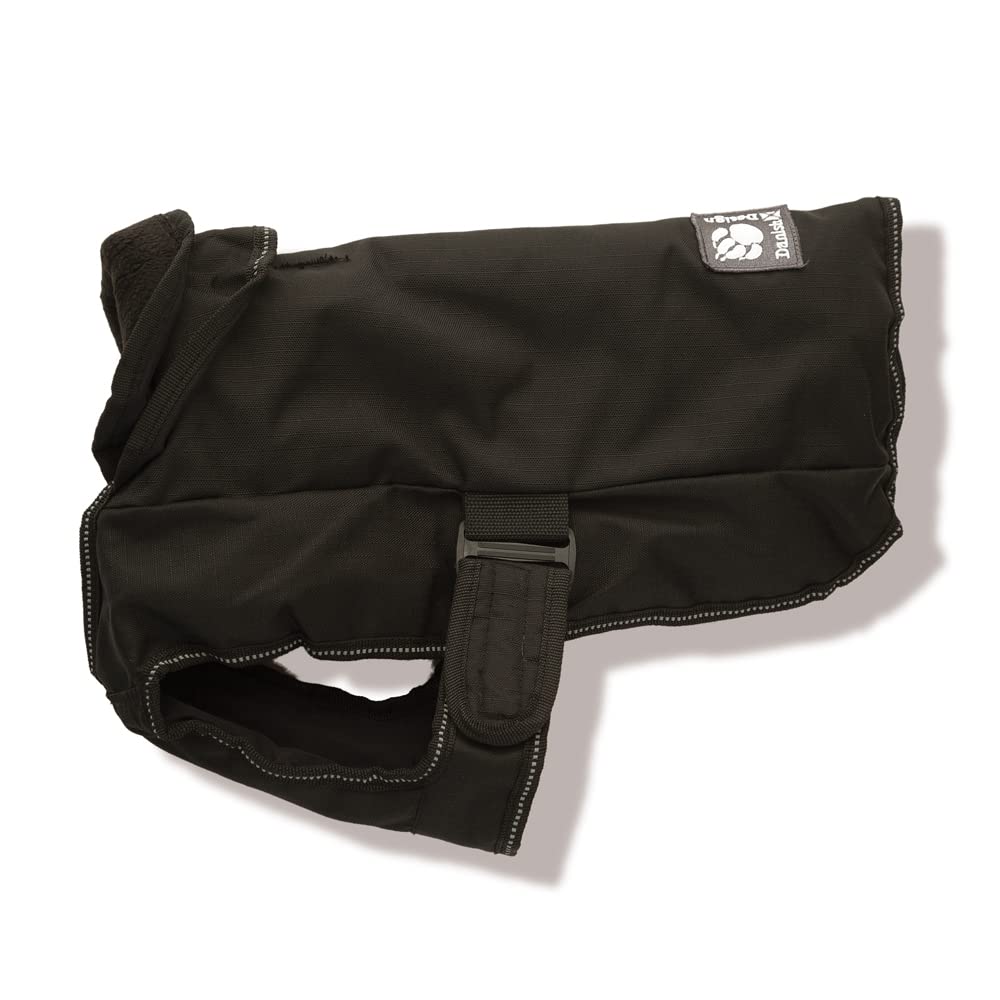 Danish Designs Black Harness 2 in 1 Utmost Hundemantel, 50 cm (20 Zoll)