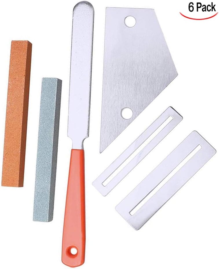 6 Stück Gitarren Luthier Werkzeug Set, Gitarre Griffbrett Fretboard-Schutz, DIY Gitarre Reparatur Ki