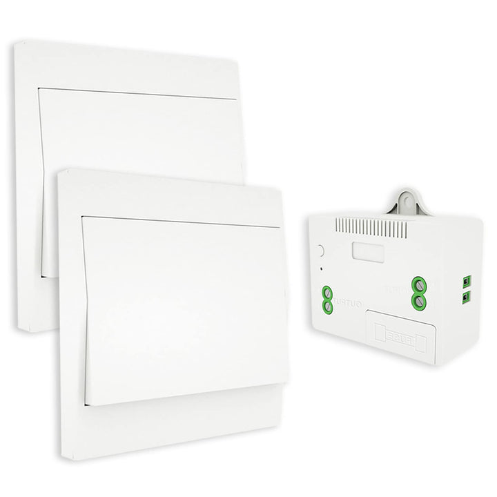 MOES RF433 Funkschalter Batterielose, Funk Lichtschalter Keine Batterie, Wandlichtsschalter Selbstve