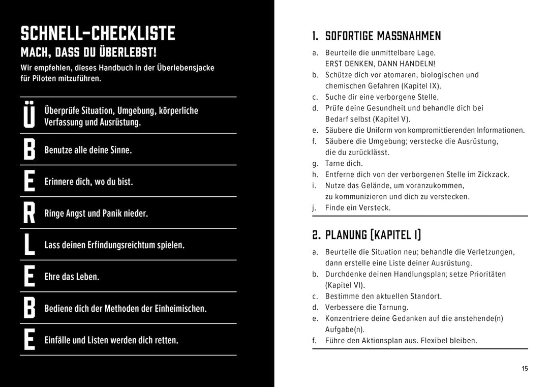 Auf der Flucht – Überleben, Flucht und Rettung. Das SERE-Handbuch Für US-Soldaten – SPARTANAT Red Bo