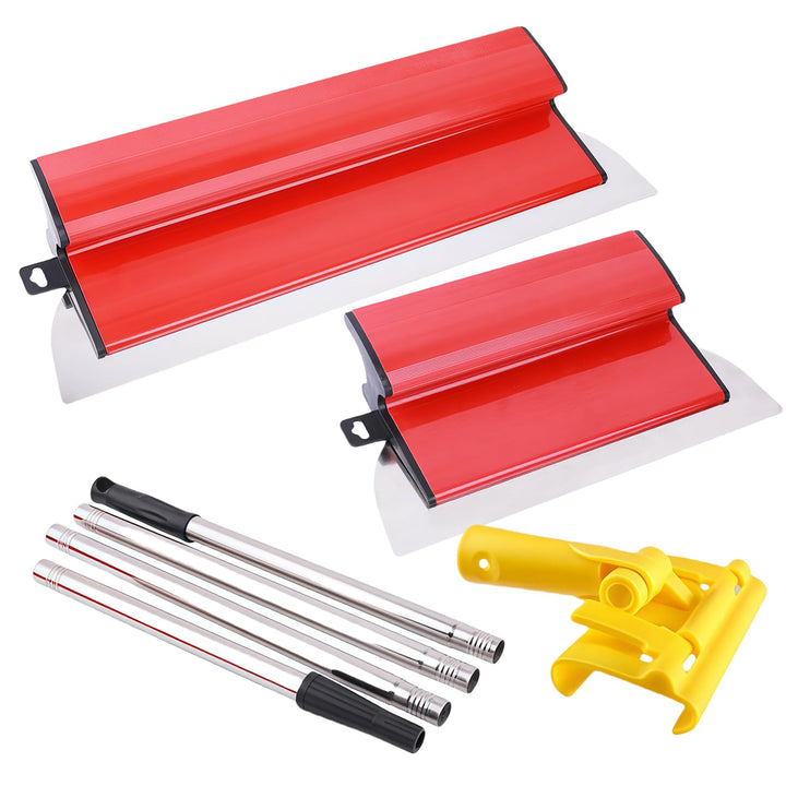 Flächenspachtel Set, 2 Stücke Spachtel Werkzeug 40cm/25cm Professionelle Trockenbau Skimming Tools G