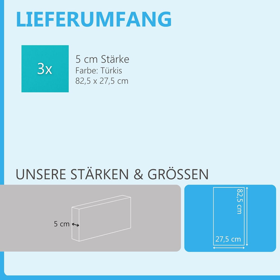 platino24 Schallabsorber COLORE aus Basotec G+ I Akustikpaneele mit Akustikfilz I 3 Wand-Paneele in