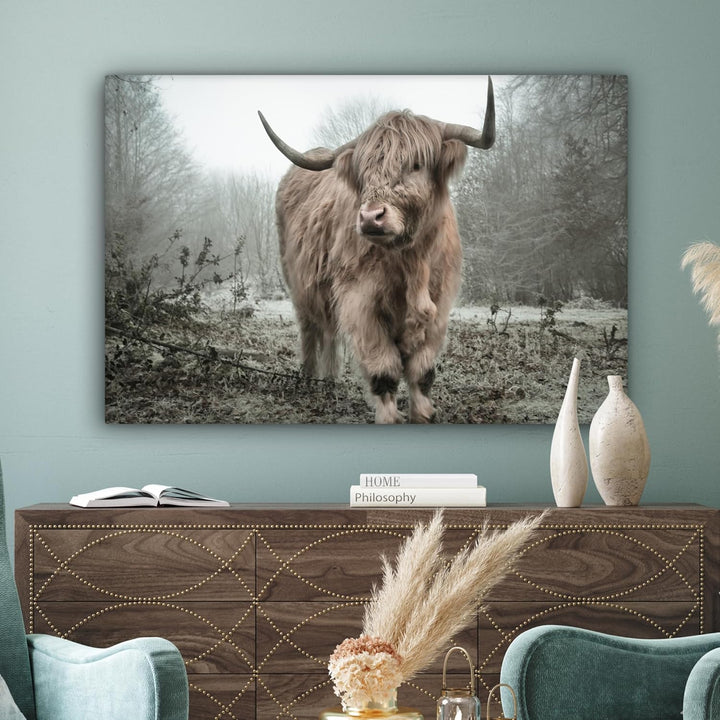 MuchoWow© Leinwandbild Gross 120x80 cm XXL Dekoration Wohnzimmer Bilder Aufhängen Wall Decoration Li