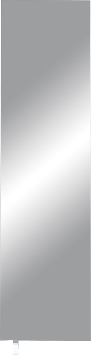 Germania Drehschrank 1189-84, in Weiss, mit verspiegelter Front, 50 x 195 x 18 cm (BxHxT), Weiß