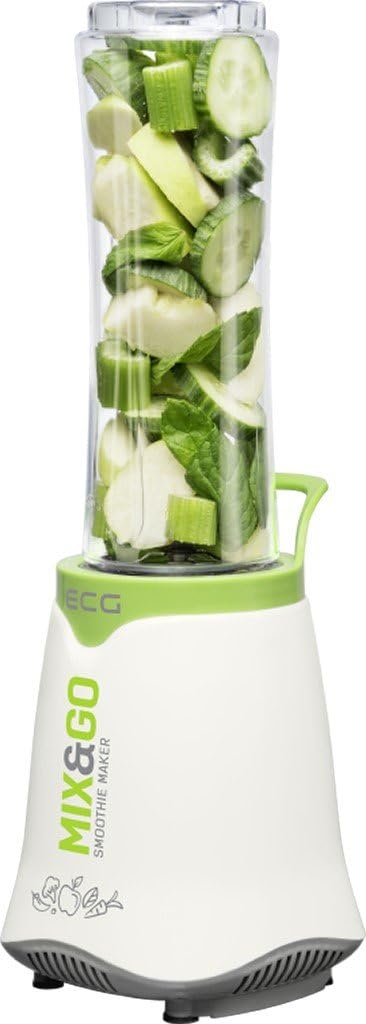 ECG SM 3510 Mix&Go Smoothie mixer, 350, Kunststoff, Weiss-Grün