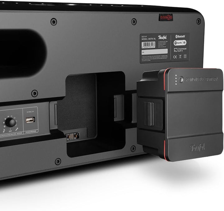Teufel Motiv® XL HiFi Smart Speaker mit WLAN 210 Watt Kraftvoller Multiroom Schwarz, Schwarz
