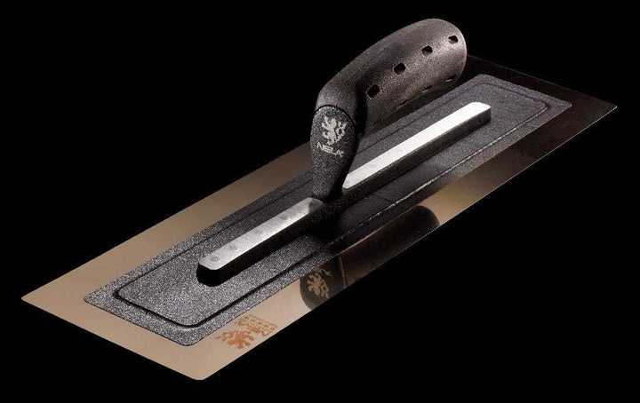 NELA Premium Black Edition Glättekelle 455 x 120mm rostfrei Glättkelle Traufel Glätter Made in Germa