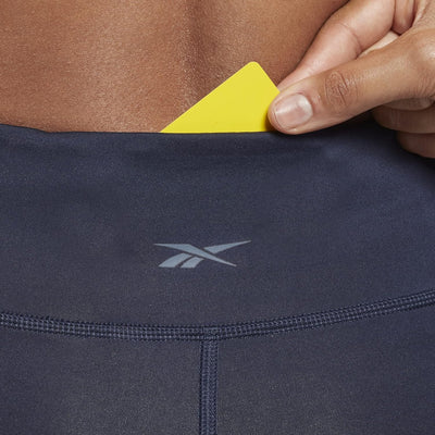 Reebok Damen Leggings Workout Ready Basic High Rise, Vector Navy