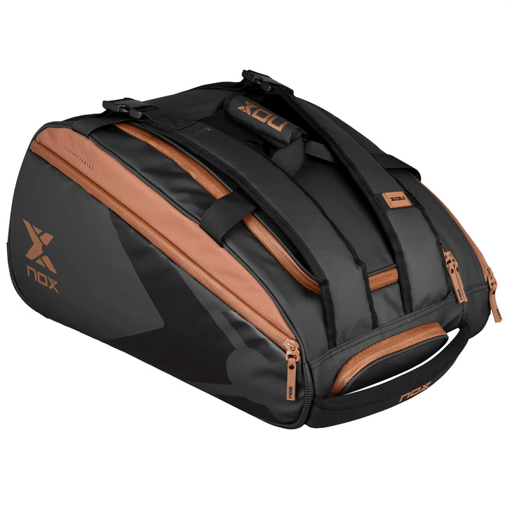 nox Luxury Open Series Padeltasche Schwarz Braun Bpopenblbr
