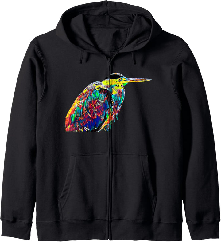 Reiher Vogel Kapuzenjacke