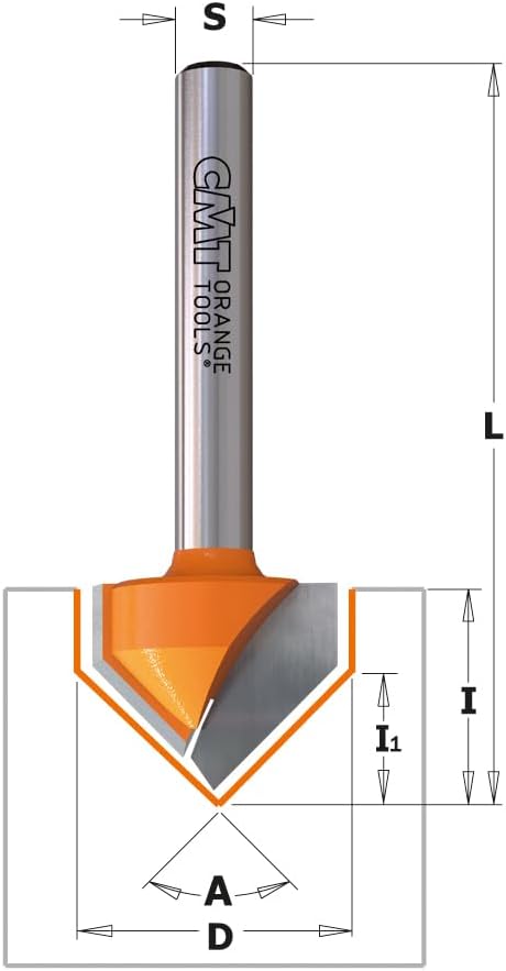 CMT Orange Tools 715.190.11 – Erdbeere für Speichersteckplätze in V (90) HM S 6 D 19 x 16