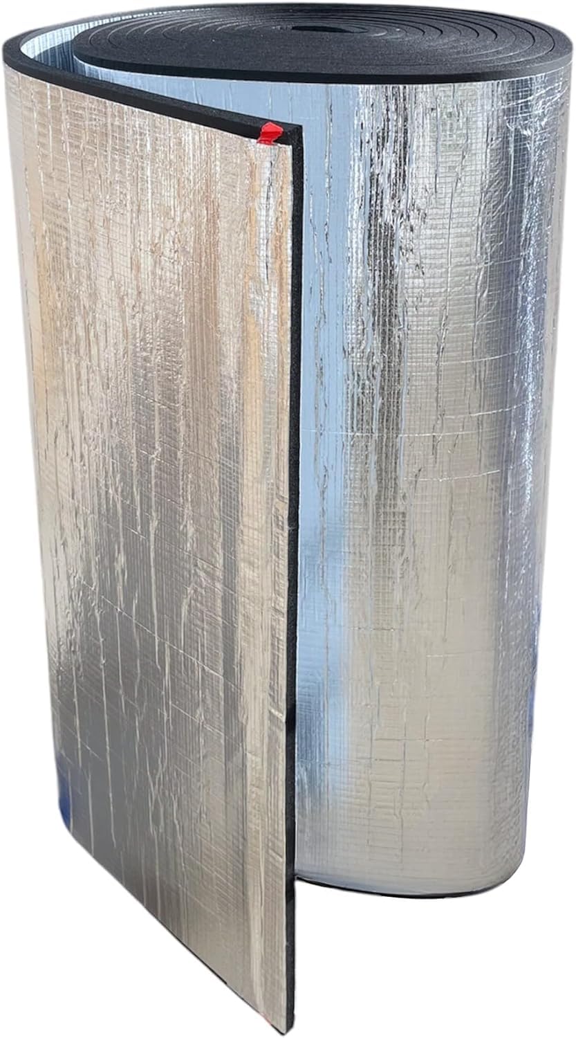 ArmaFlex Duct Plus ALU Selbstklebende Isolierrollen Kautschuk Matte B-s3, d0 Dämmmatten Dämmung Isol