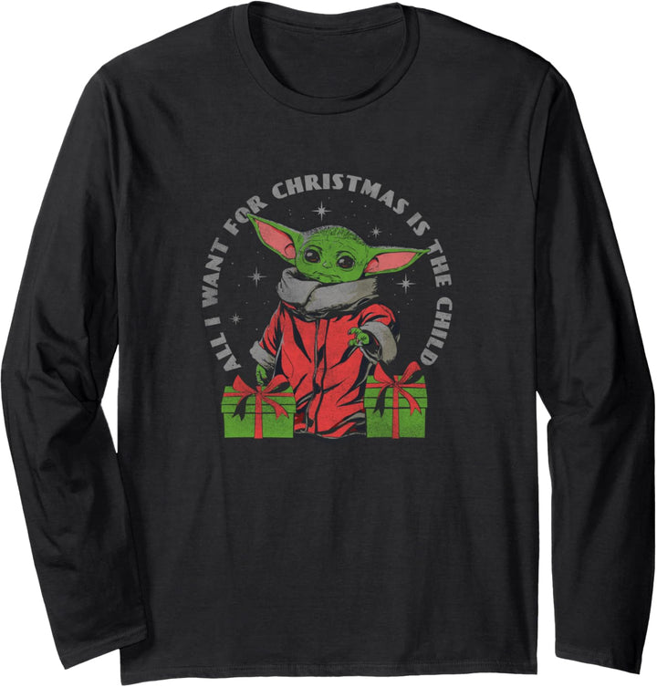 Star Wars: The Mandalorian The Child Is All I Want Christmas Langarmshirt