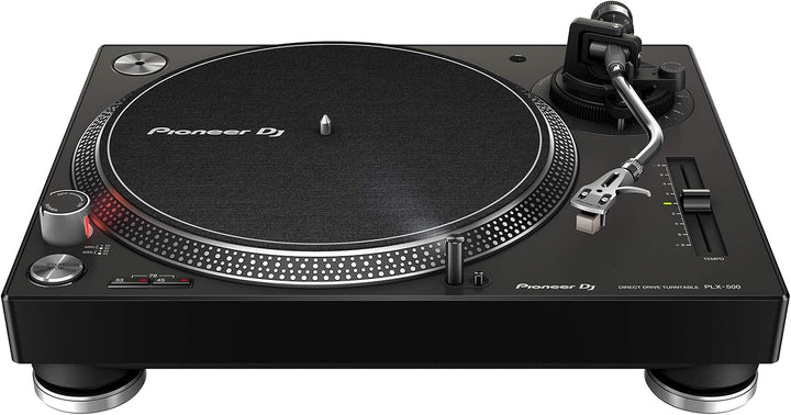 Pioneer DJ PLX-500-K DJ-Plattenspieler mit Direktantrieb, schwarz Black Single, Black Single