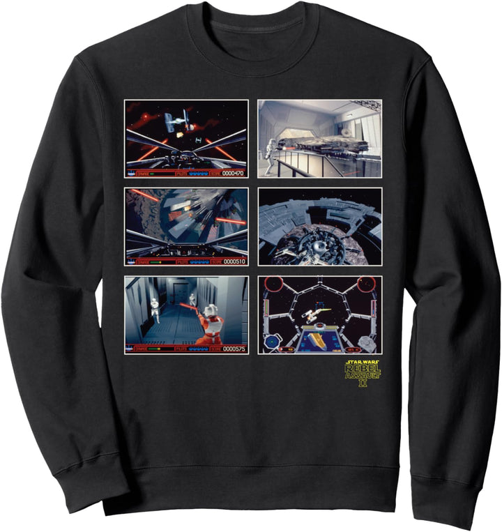 Star Wars Rebel Assault II Game Screens Sweatshirt