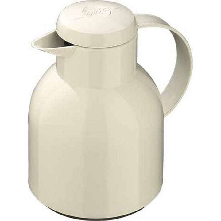 Emsa Samba Isolierkanne 504229 | 1 Liter | Quick Press Verschluss | 100% dicht | 12h heiss, 24h kalt