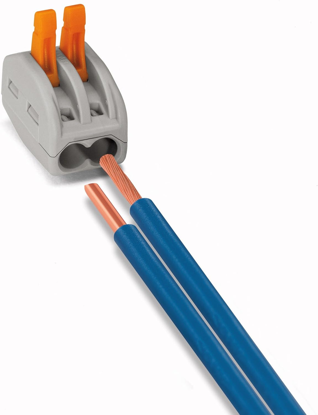 WAGO® Klemme, 2-Leiter, 4 mm², Verbindungsklemme mit Hebel, 222-412 (50 Stück) & Klemme, 2-Leiter, V