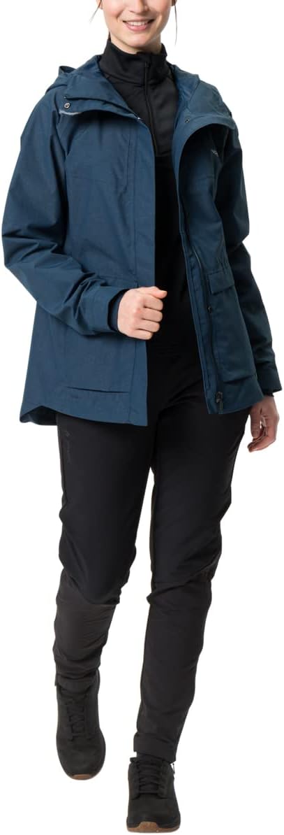 VAUDE Damen Women's Comyou Pro Rain Jacket Jacke 36 dark sea, 36 dark sea