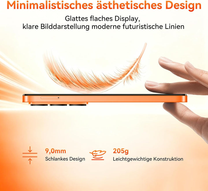 Blackview Wave 10C Smartphone Ohne Vertrag, 6,88" HD+ IPS Android 16 Handy, 16GB+128GB/1TB,32MP+13MP