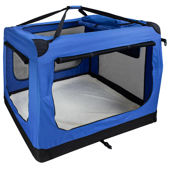 Faltbare Hundebox Transporttasche Transportbox Auto für Katze Hunde Grosse Kleine Box Bag Bed Decke