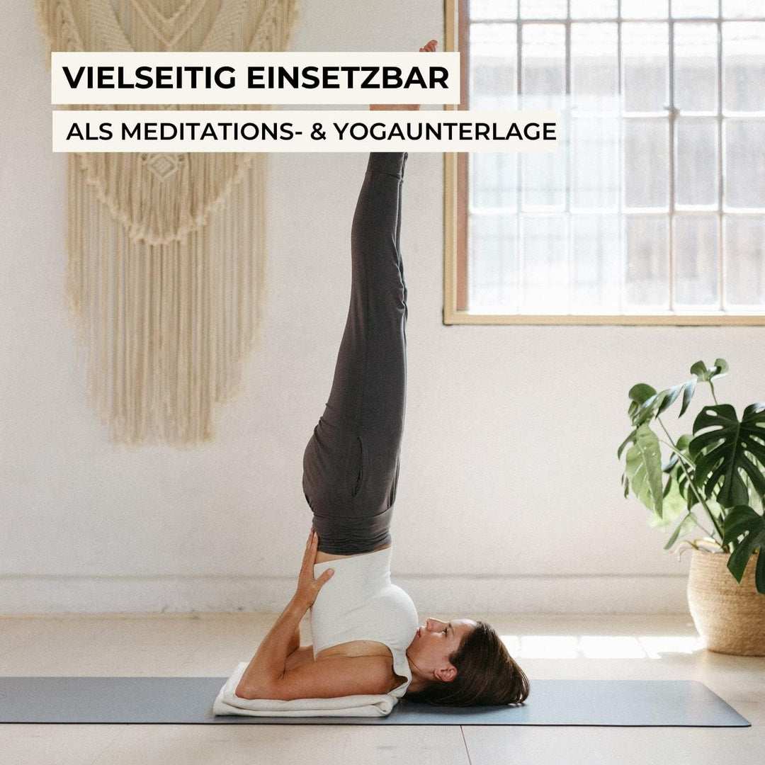Lotuscrafts Yogadecke Baumwolle Savasana [200 x 150 cm] - Meditationsdecke - Widerstandsfähig & Lang