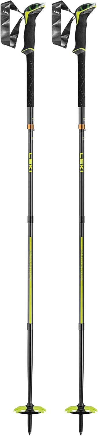 LEKI Sherpa FX.One Carbon Stöcke (38)135 naturalcarbon - neongelb - white, (38)135 naturalcarbon - n