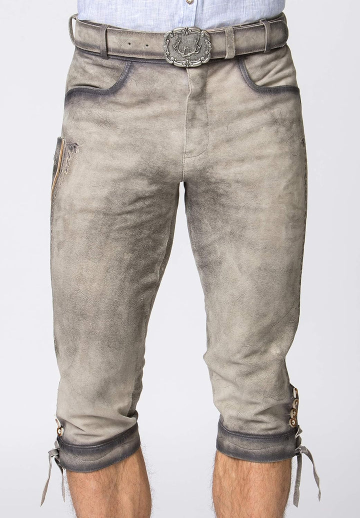 Stockerpoint Siggi2 Herren Trachtenlederhose 46 Rauch Geäscht, 46 Rauch Geäscht