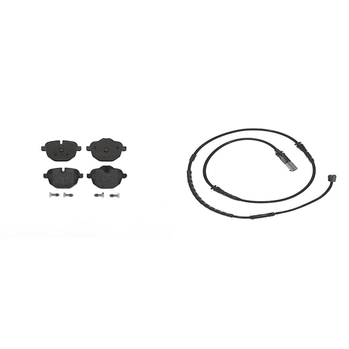 Brembo P06064 Hintere Bremsbeläge, Anzahl 4 & A00422 Verschleissanziger für Bremsbeläge Bundle mit V