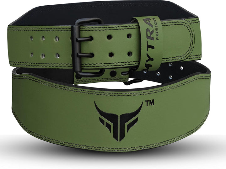Mytra Fusion Gym Belt 4 Zoll Gewichthebergürtel Ideal für Workout, Powerlifting, Rückenstütze Frauen