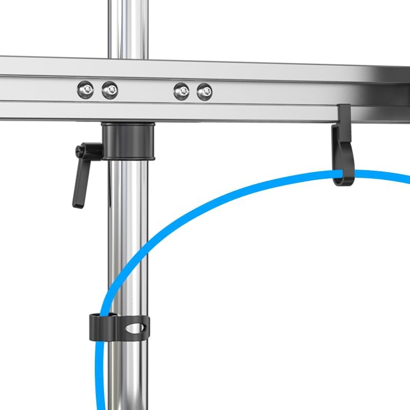 HFTEK 4-Fach-Monitorarm - Tischhalterung für 4 Bildschirme von 15 – 27 Zoll mit VESA 75/100 (MP240C-