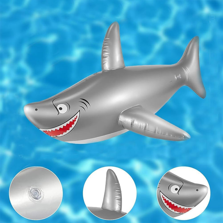 Hai Aufblasbares Spielzeug Shark Aufblasbares Spielzeug Schwimmbad für Sommer Schwimmbad Hawaii Deko