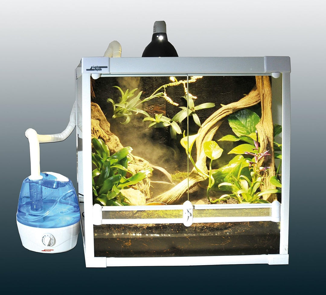 Lucky Reptile Super Fog II - Terrarien Luftbefeuchter mit 2,1 Liter Wassertank - Nebelmaschine mit 3