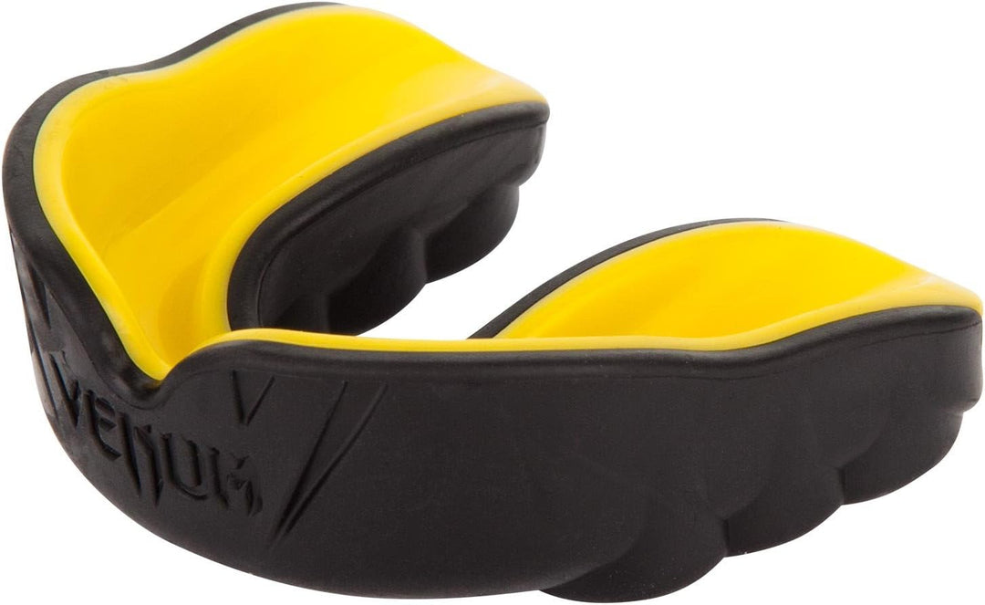 Venum Unisex Senior 11+ Jahre Challenger Mundschutz, Einheitsgrösse Schwarz/Gelb Single, Schwarz/Gel