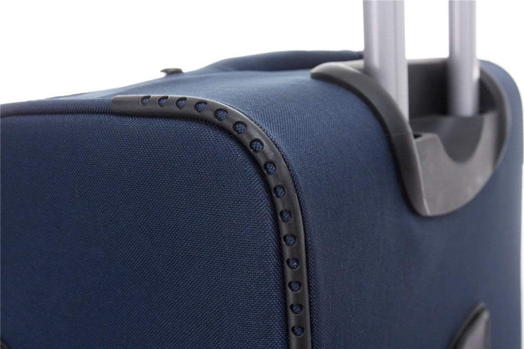 TOP-Trolley-Koffer-Set - 2-teilig - 64+54cm, Dehnfalte, 4 Rollen (Blau)