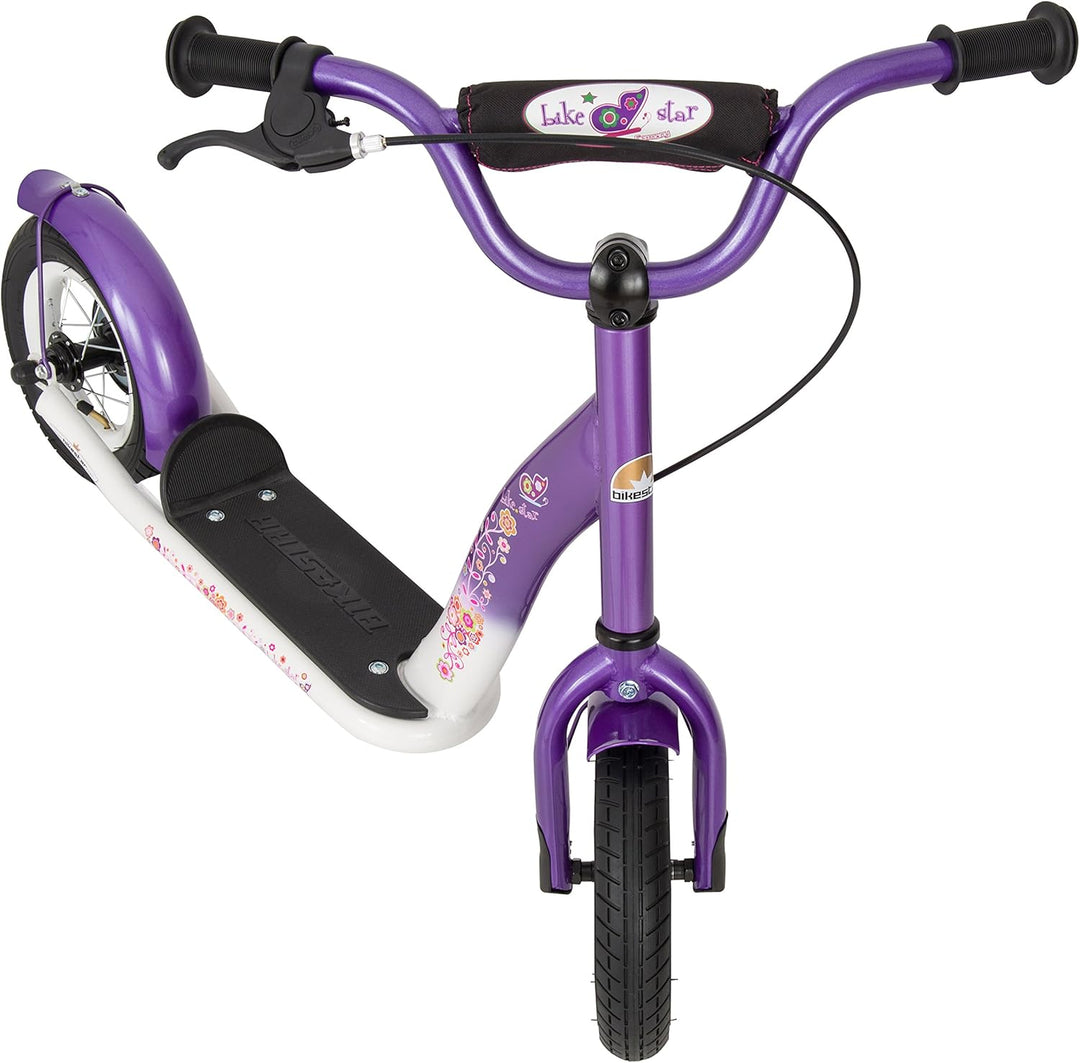 STAR SCOOTER Roller Kinderroller Tretroller Kickscooter mit Luftreifen für Jungen und Mädchen ab 4-5