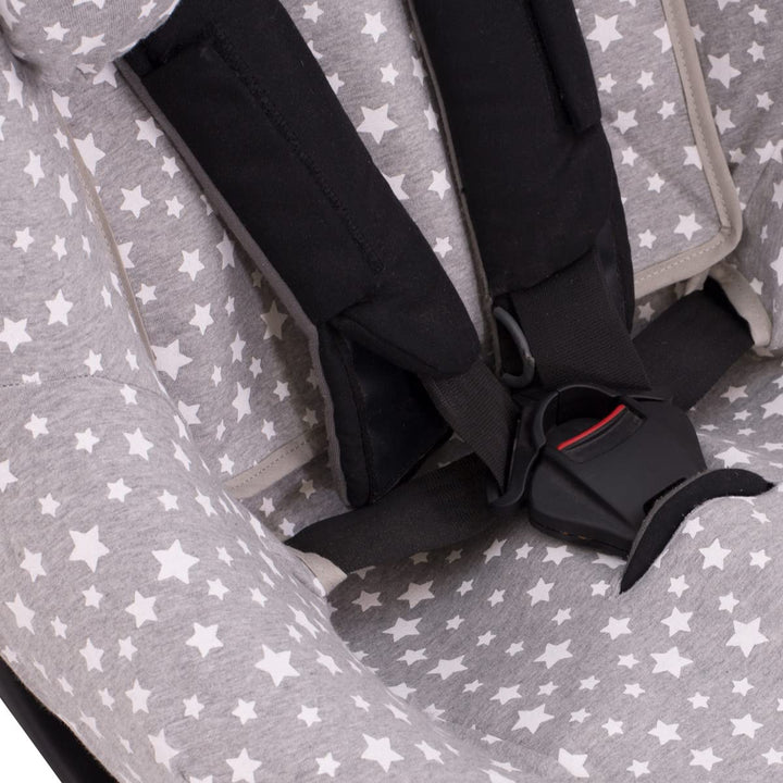 JYOKO Kids Bezug kompatibel mit BébéConfort AxissFix (White Star), White Star