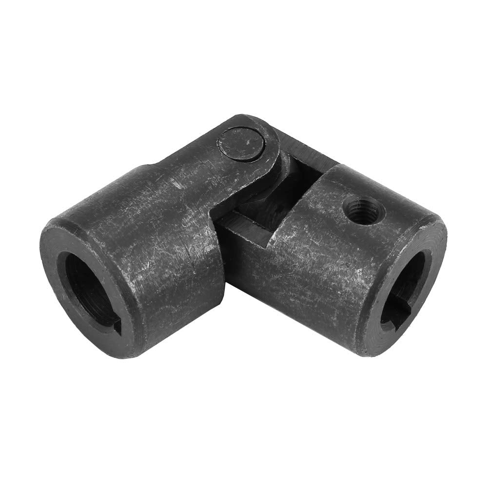 ID 14mm OD 28mm Universalgelenk U Motorgelenk Schwarze Wellengelenk-Metallkupplung