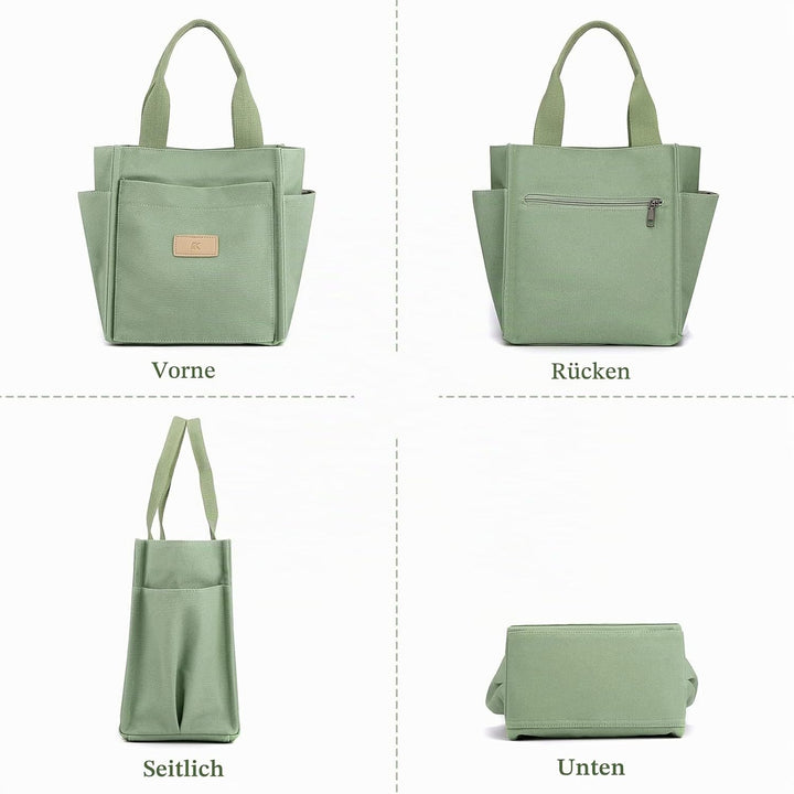 CORIOS Damen Schultertasche Casual Handtasche Canvas Unterarmtasche Henkeltaschen Multifunktionale T