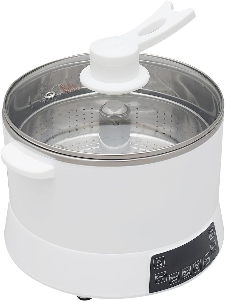 4L Zuckerarmer Reiskocher 1500W Einstellbare Leistung Multikocher mit Reservierungsfunktion Schongar