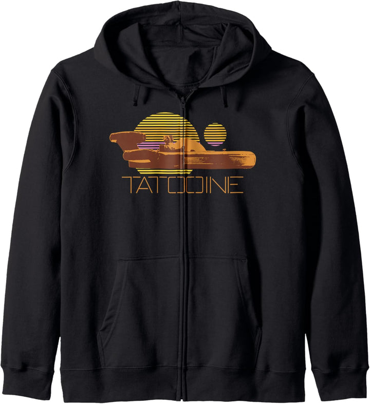 Star Wars Tatooine Landspeeder Retro Sun Kapuzenjacke