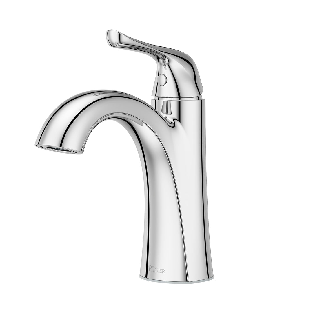 Pfister Willa LF042MALCC Waschbeckenarmatur, Einzelsteuerung, 1 Griff, Einzelloch, poliertes Chrom-F