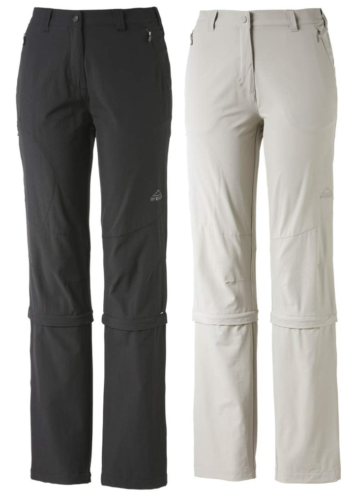 McKINLEY Damen Abzipphose Mandorak, 34 Schwarz