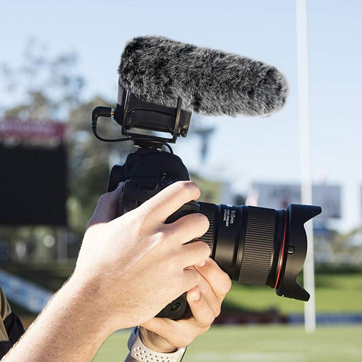 SUNMON Mic Furry Windschutzscheibe, VMP+ Deadcat Windschutzscheibe, kompatibel mit Rode VideoMic Pro