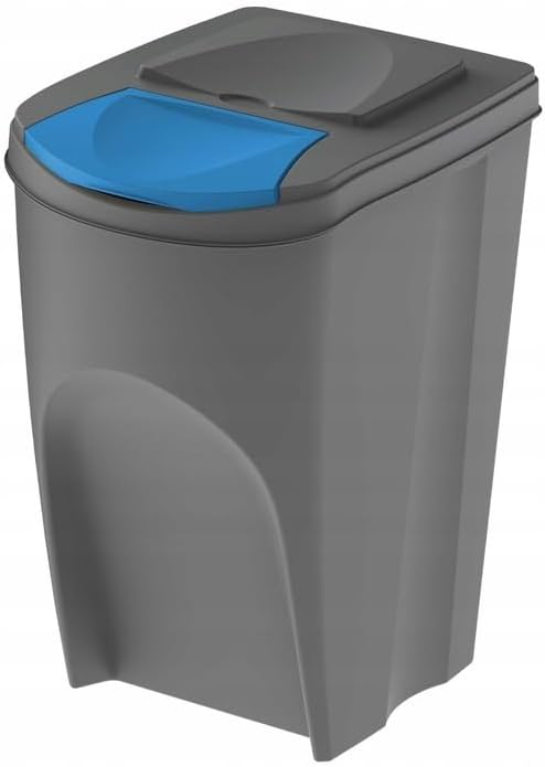 Set von 3 105L Recyclingwürfeln prosperplast sortibox von grauer Farbe Grau 3x35L, Grau 3x35L