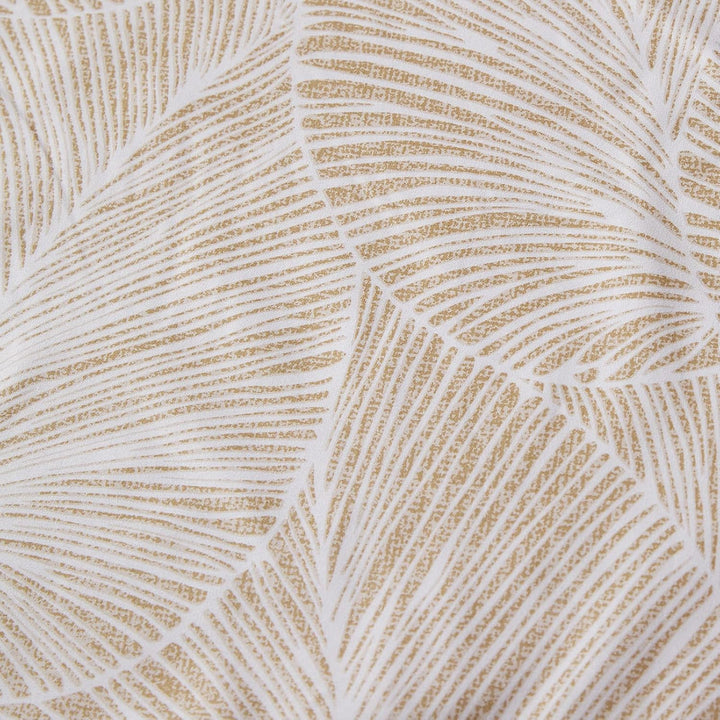 Jemiipee Bettwäsche-Set mit Blattmuster, 1 x Bettbezug 240x260 cm mit 2 x Kissenbezüge 65x65 cm und